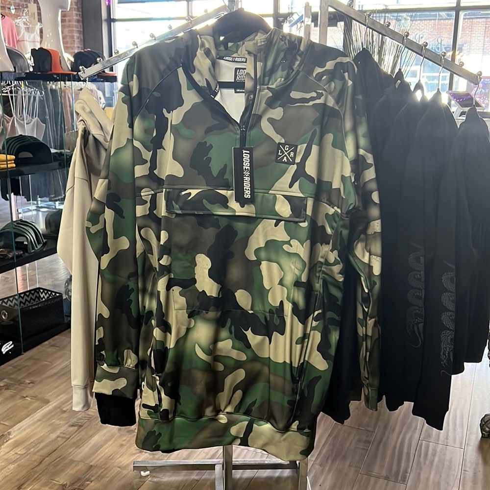 Men’s Loose Riders Pullover Hoodie - Camo